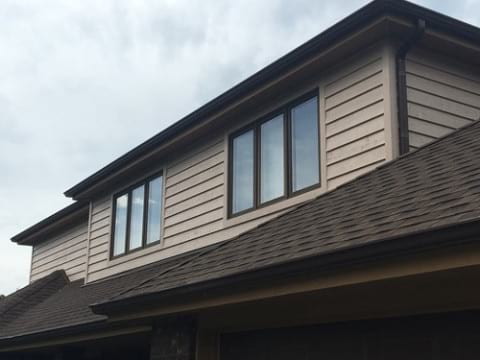 Cedar siding installation in Downers Grove project photo 1