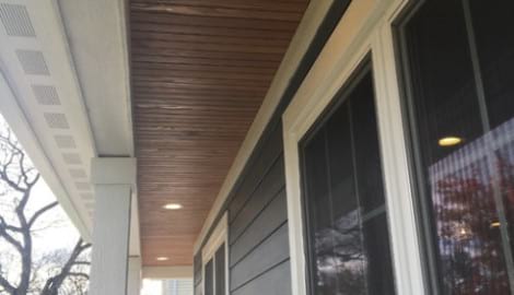 James Hardie fiber cement siding installation in Northbrook project photo 4