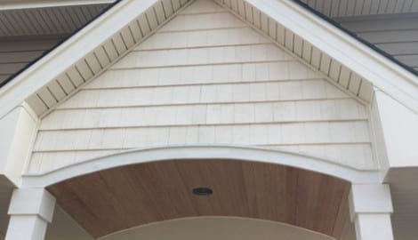 LP Diamond Kote siding installation and gutters replacement in Naperville project photo 10