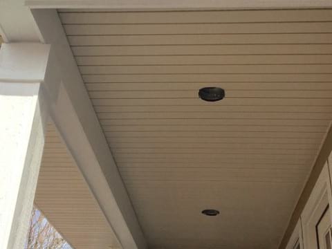 LP Diamond Kote siding installation and gutters replacement in Naperville project photo 5
