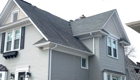 Royal Estate siding installation and shingle roof replacement in Arlington Heights project photo 5