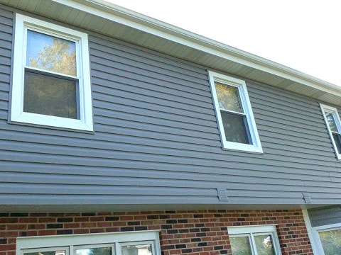 Royal Estate siding installation and  shingle roof replacement in Woodridge before after project photo 5