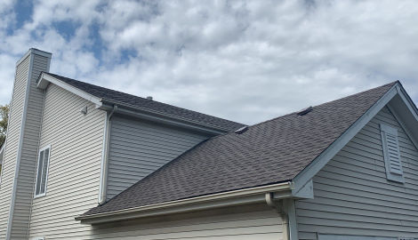 Complete roof and siding replacement after wind-damage in Plainfield  project photo 2