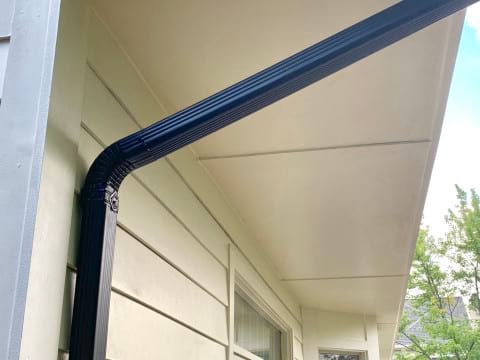 LP Smooth SmartSide siding and gutters replacement in Hinsdale project photo 10