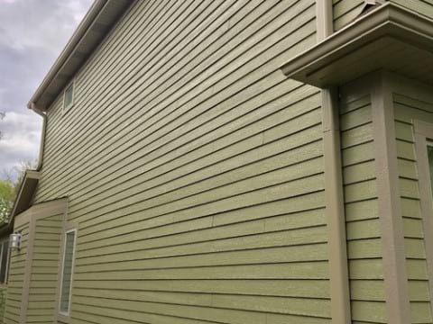 LP SmartSide siding and gutters replacement in Downers Grove project photo 3