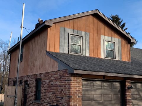 LP SmartSide siding replacement in Oak Brook project photo 11