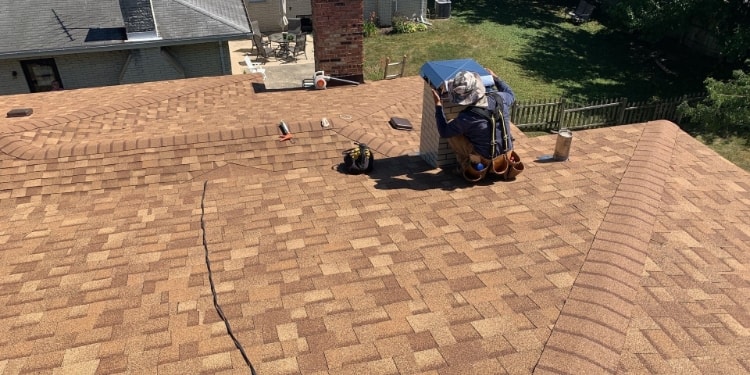 shingle roofing after hail damage darien