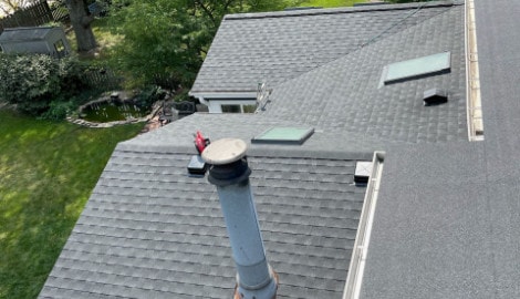 Complete roof replacement installing GAF Timberline HDZ shingles in Downers Grove project photo 4