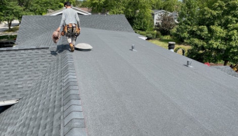 Complete roof replacement installing GAF Timberline HDZ shingles in Downers Grove project photo 6
