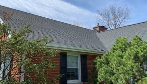 GAF Timberline HDZ shingles roof installation and gutters replacement in Glen Ellyn project photo 2