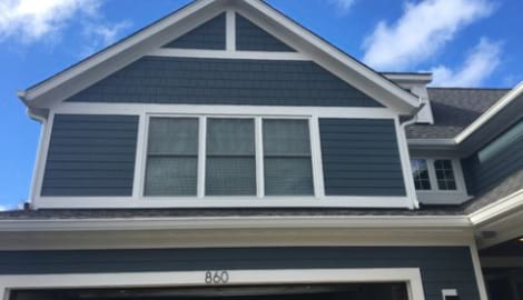 James Hardie fiber cement siding installation in Northbrook project photo 3