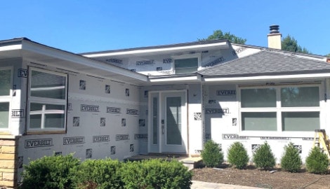 LP SmartSide siding installation and shingle roof replacement in Hinsdale project photo 10