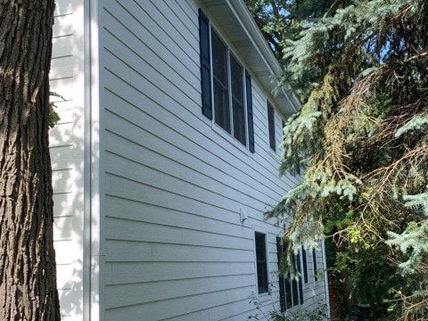LP Diamond Kote siding installation and shingle roof replacement in Indian Head Park project photo 5
