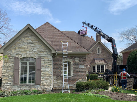 Owens Corning Duration Shingles Roof Installation in Hinsdale project photo 6