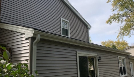 Royal Estate vinyl siding installation, windows and gutters installation in Naperville project photo 2
