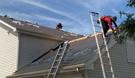 Complete roof and siding replacement after wind-damage in Plainfield  project photo 5