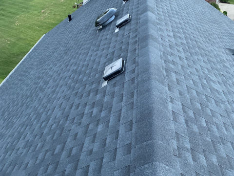 Roof inspection and shingle roofing after hail damage in Willow Springs project photo 4