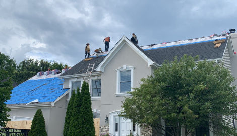 Roof inspection and shingle roofing after hail damage in Willow Springs project photo 5
