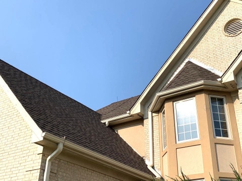 Shingle roof replacement and gutters in Willow Springs project photo 2