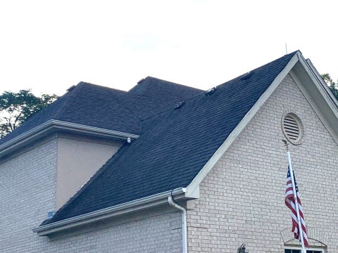 Shingle roof replacement and gutters in Willow Springs project photo 8