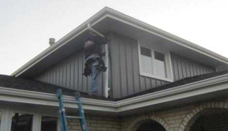 Vinyl Siding installation & Shingle Roof Replacement in Downers Grove project photo 6