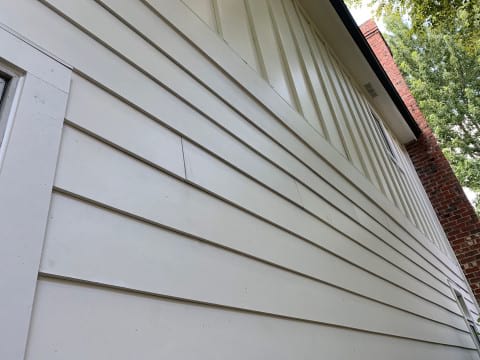 LP Smooth SmartSide siding and gutters replacement in Hinsdale project photo 9