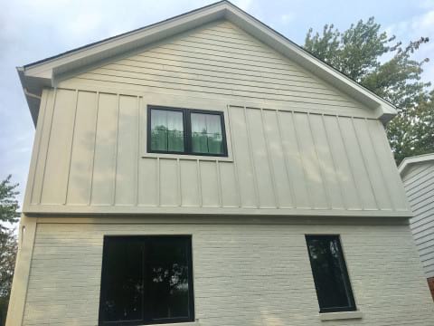 LP SmartSide siding and windows replacement in Hinsdale project photo 4