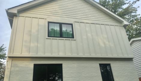 LP SmartSide siding and windows replacement in Hinsdale project photo 4