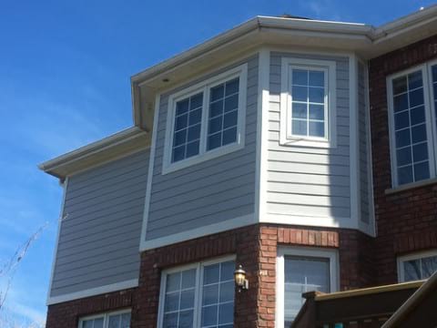 James Hardie fiber cement siding installation in Westmont project photo 5