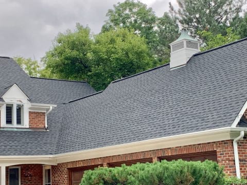 Asphalt shingle roofing and gutters replacement in Oak Brook project photo 2